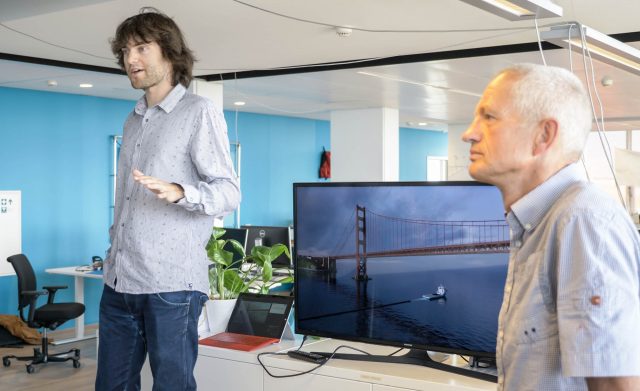 Boyan Slat (Founder & CEO) and Ruud Schrama (Pacific Operations Project Director)