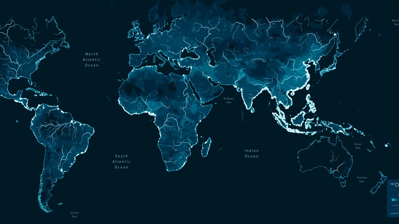 Global yearly plastic inputs from rivers into oceans. Browse the interactive map at theoceancleanup.com/sources