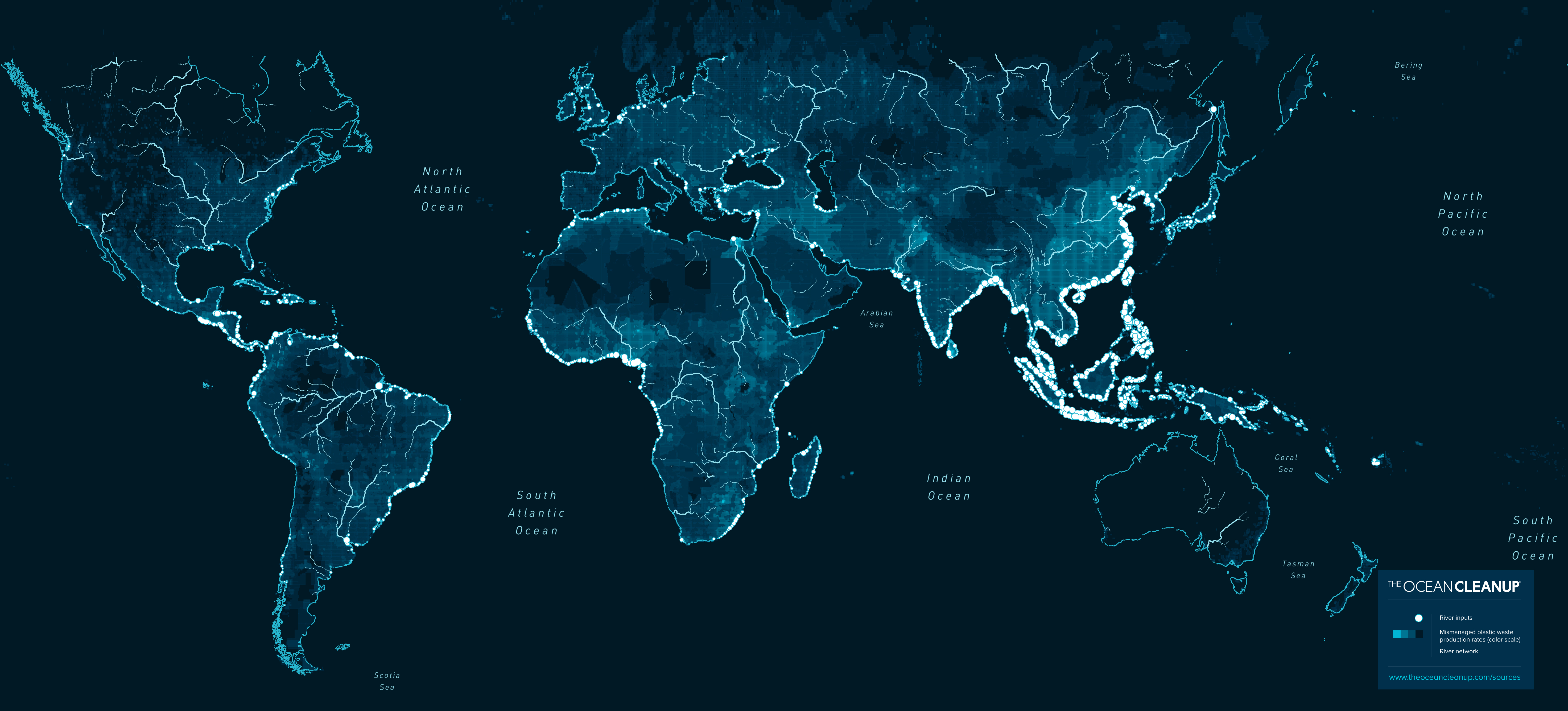 ocean pollution maps