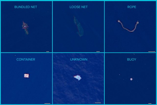 Post processing of aerial images. Photo credits: The Ocean Cleanup