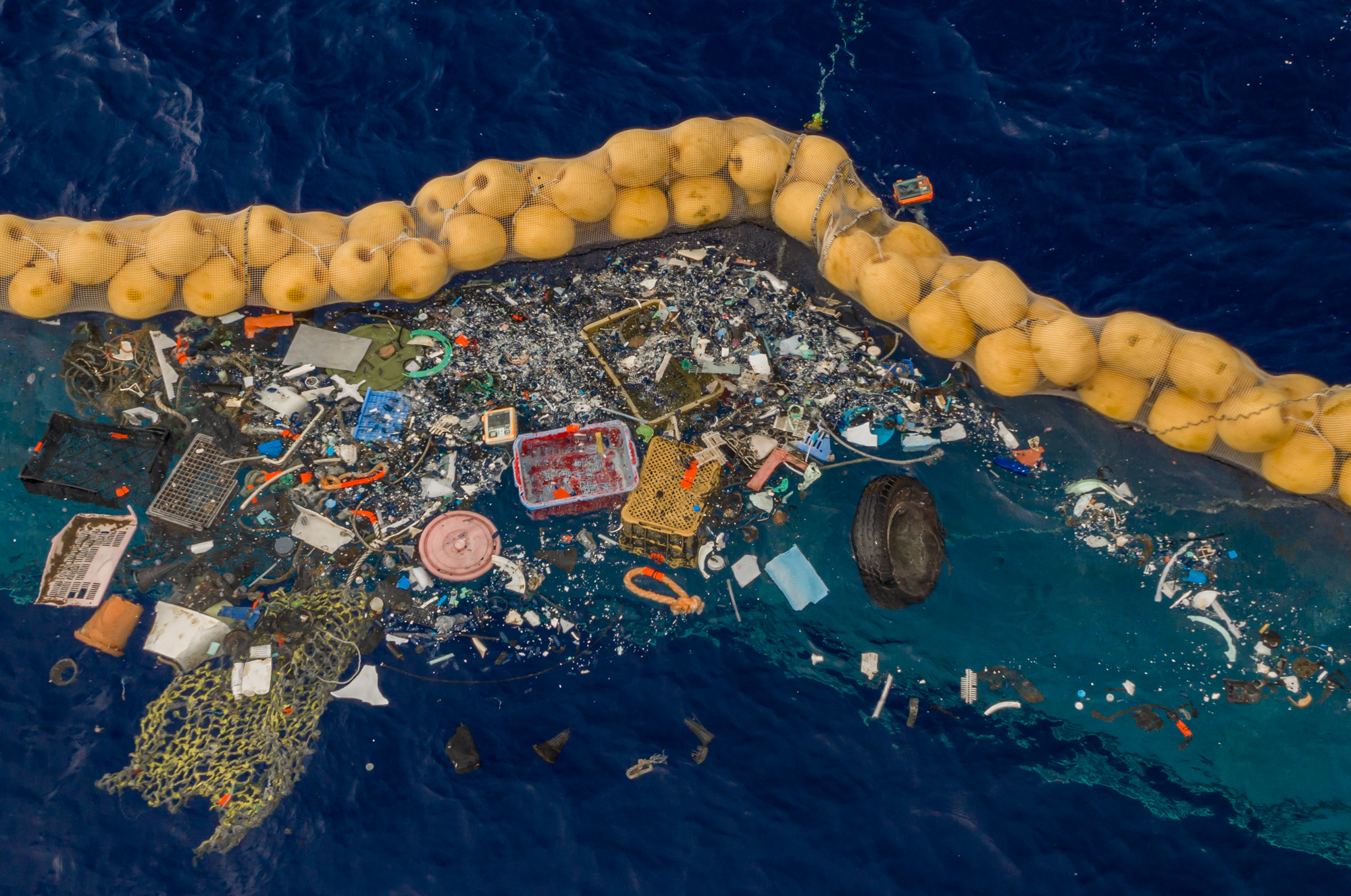 The Ocean Cleanup Successfully Catches Plastic In Great Pacific Garbage