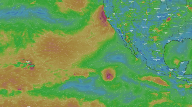 Wind map