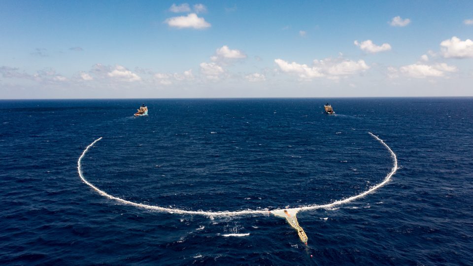 System 002 deployed for testing in the Great Pacific Garbage Patch