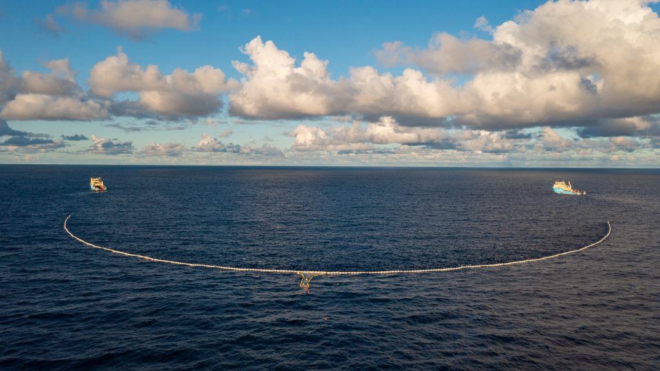 System 002 deployed for testing in the Great Pacific Garbage Patch