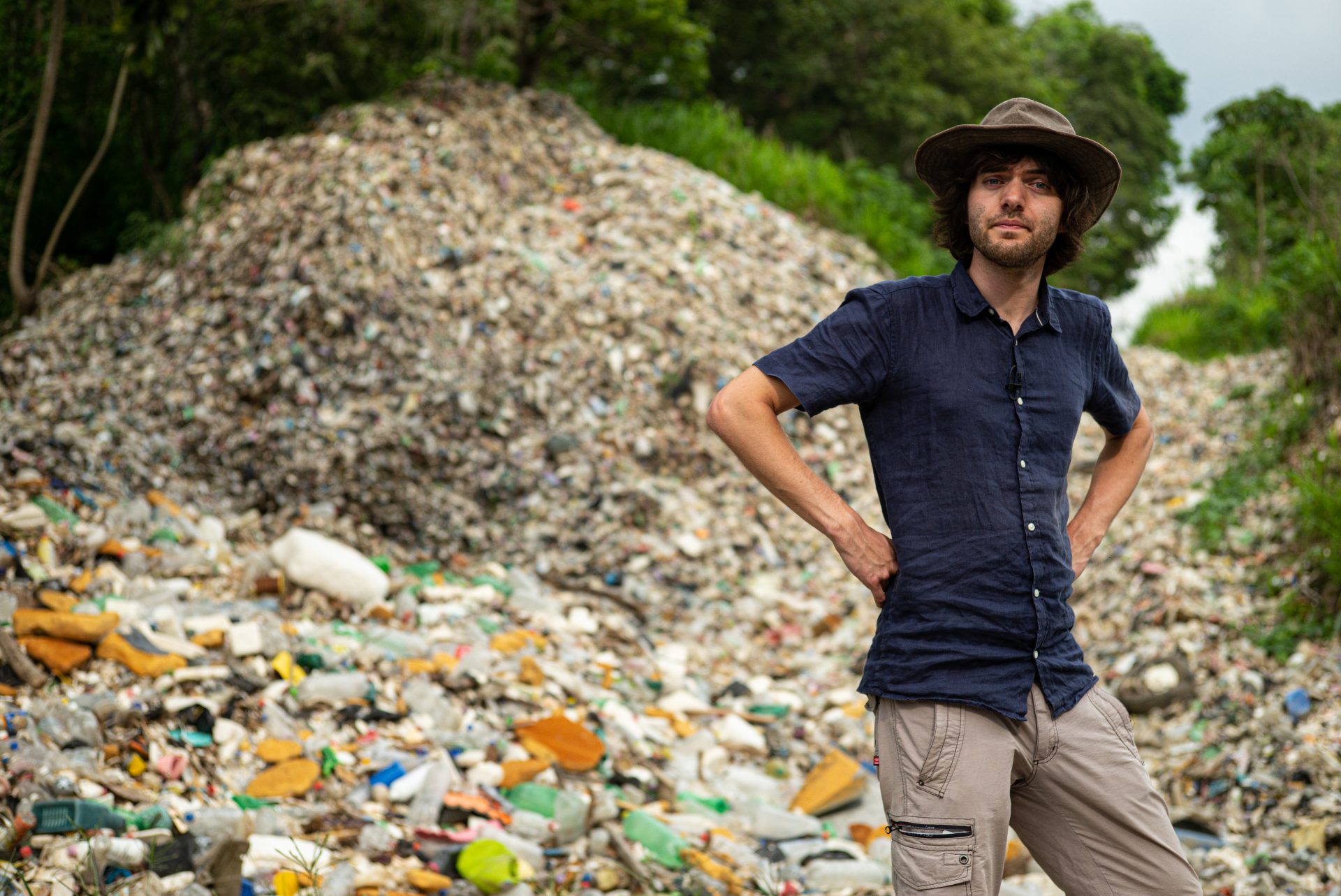 The Ocean Cleanup testet neue Plastiksammelanlage in Guatemalas schmutzigstem Fluß