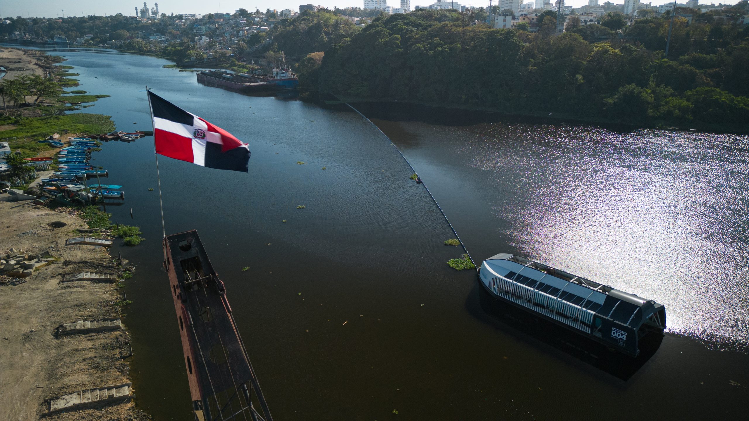 The Ocean Cleanup to Install River Barrier in the Dominican Republic The Ocean Cleanup to Install River Barrier in the Dominican Republic