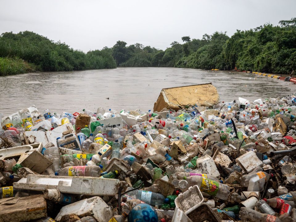river waste, river pollution