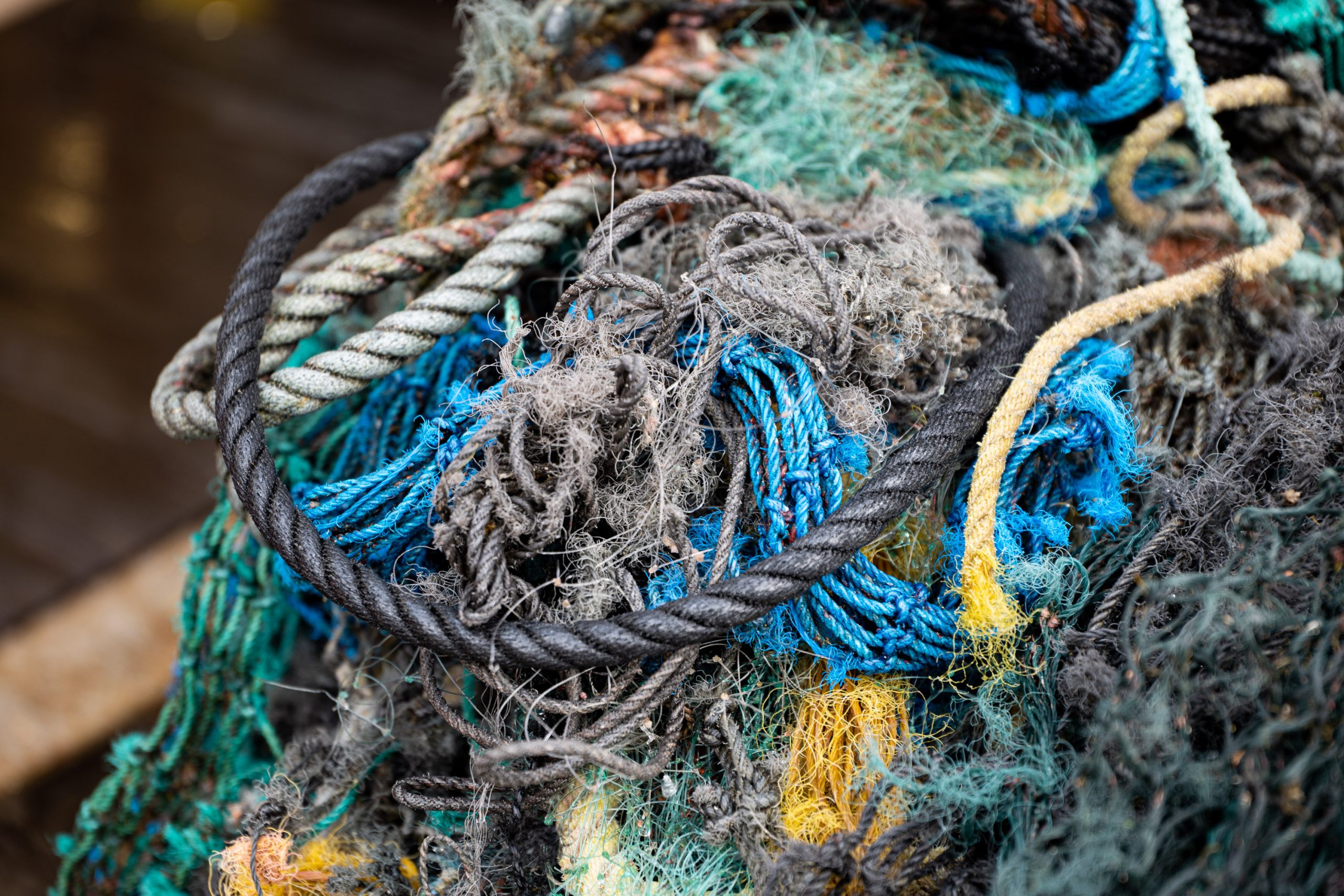 cleaning nets after fishing EasyPro Folding, Telescoping Pond Net The fabric extends to the net ring part and front bumper protectors on the sludge skimming or fish catching net Fishing gear recycling program asks
