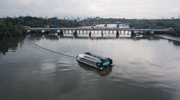 Interceptor 005 in Klang River, Malaysia.