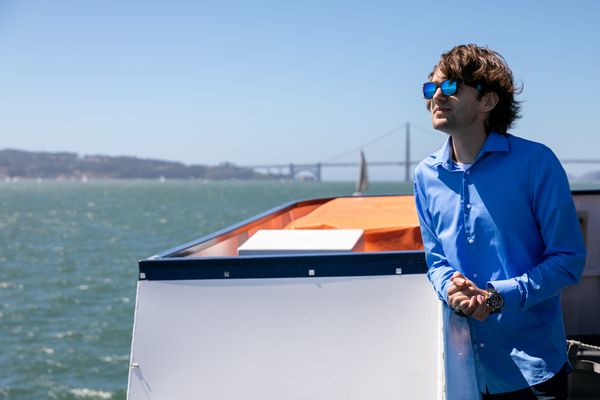 SAN FRANCISCO, CALIFORNIA, September 8, 2018 – The Ocean Cleanup Launched System 001 into the Great Pacific Garbage Patch from San Francisco - Photo: Pierre AUGIER for The OCEAN CLEANUP