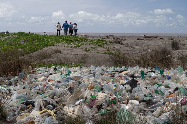 River plastic research in Guatemala