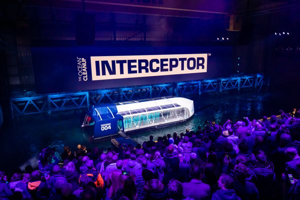 Rotterdam, October 26, 2019 - The Ocean Cleanup unveils the Interceptor, the first scalable river cleanup technology.