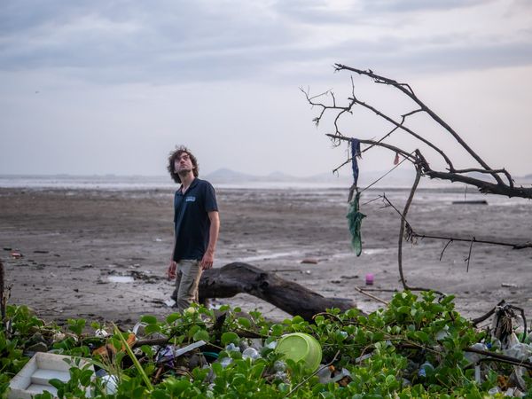 The Ocean Cleanup in Panama Bay