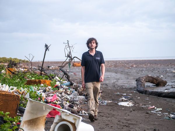 The Ocean Cleanup in Panama Bay