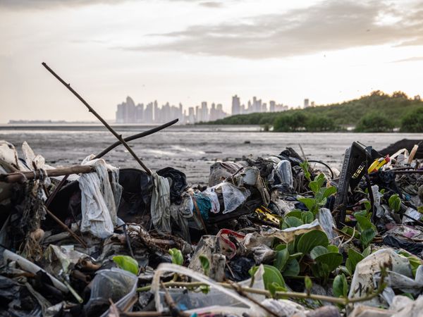 The Ocean Cleanup in Panama Bay