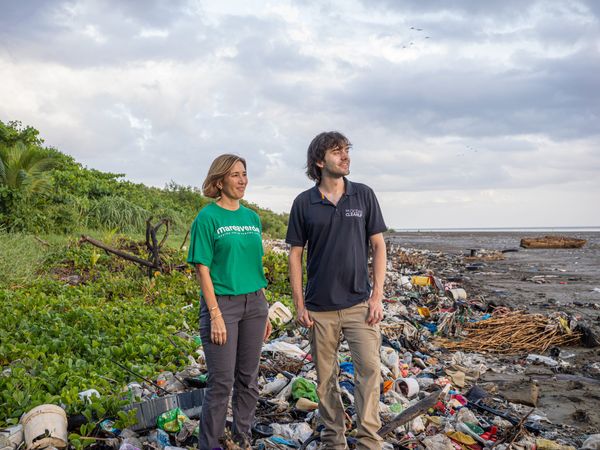 The Ocean Cleanup in Panama Bay