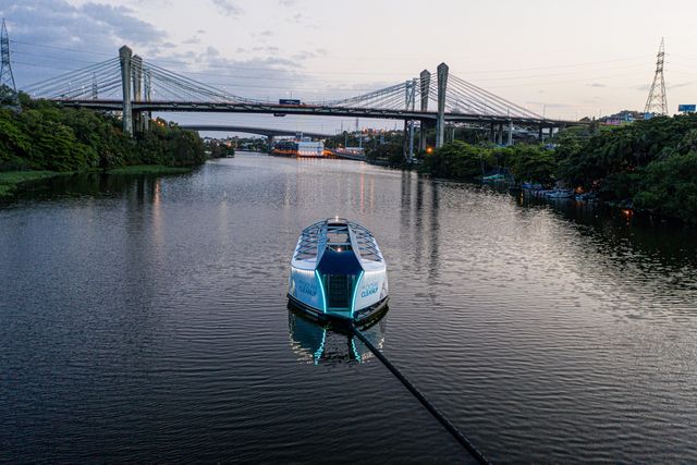 Interceptor 004 in the Rio Ozama, Santo Domingo, Dominican Republic, August 2020