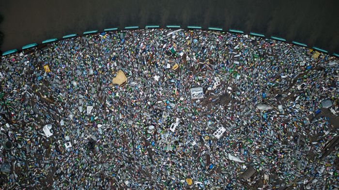 Plastic pollution in Kingston, Jamaica