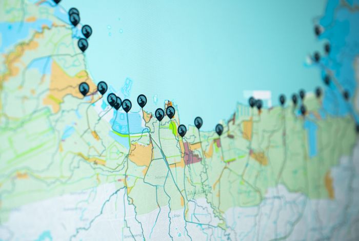 Smart river survey, river pollution