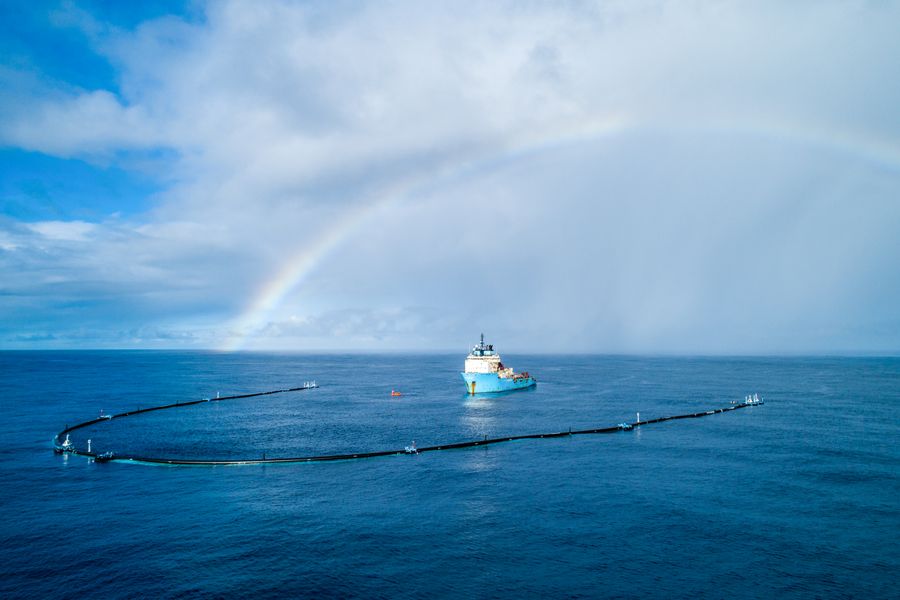System 001 deployed Great Pacific Garbage Patch, October 2018