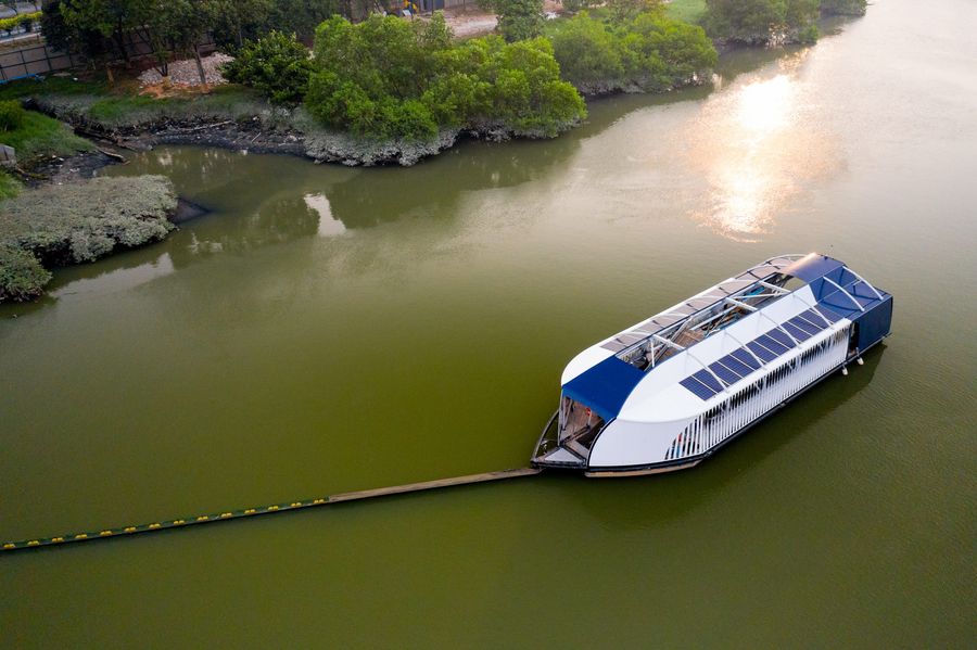 Interceptor 002 in Klang river, Selangor, Malaysia