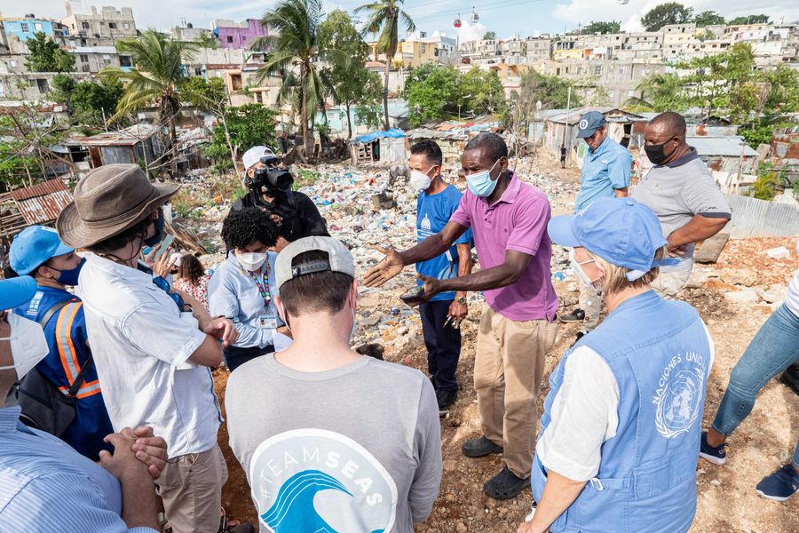UNDP, Boyan Slat and Mark Rober in the Dominican Republic