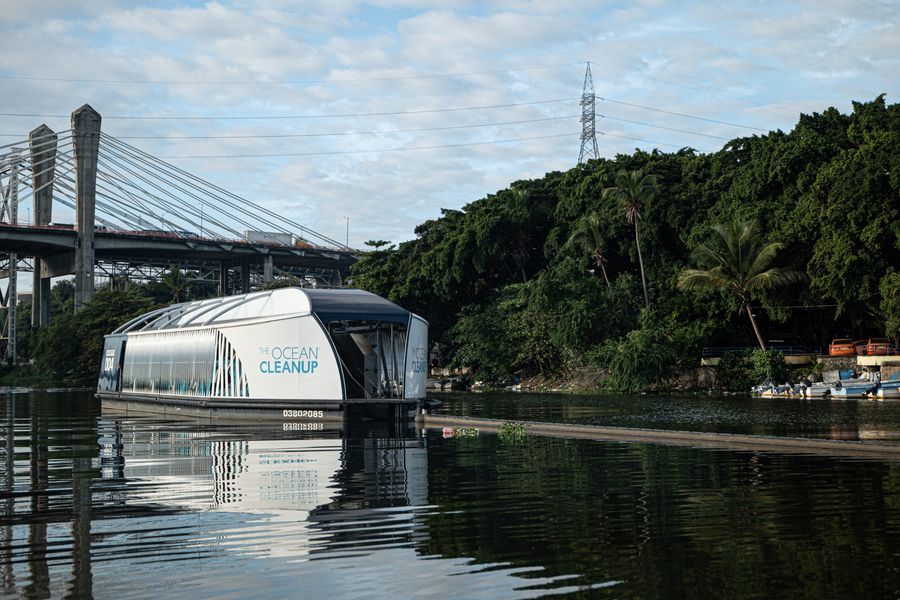 The Interceptor - our cleanup technology to intercept plastic en route to the ocean