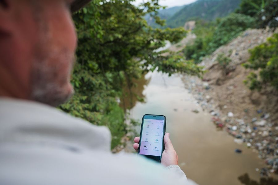 Citizen Science app in use in Guatemala