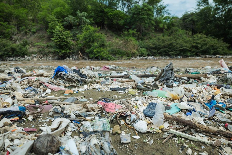 Polluted River in Guatemala