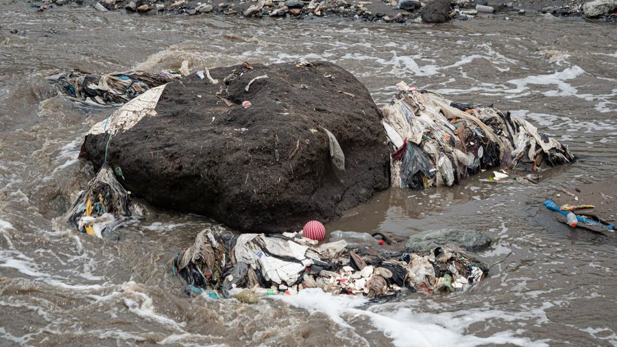 Pollution in Las Vacas River, Guatemala