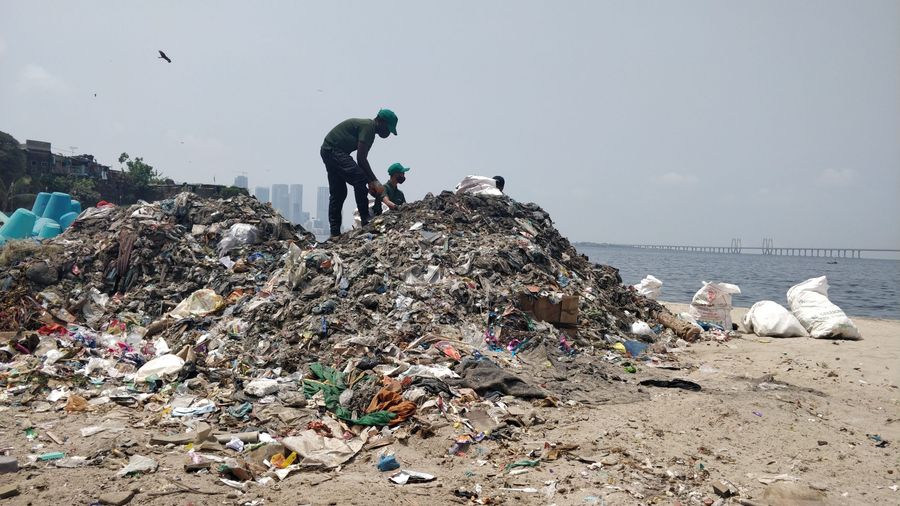 Beach cleanup organization (ViaGreen) in Mumbai