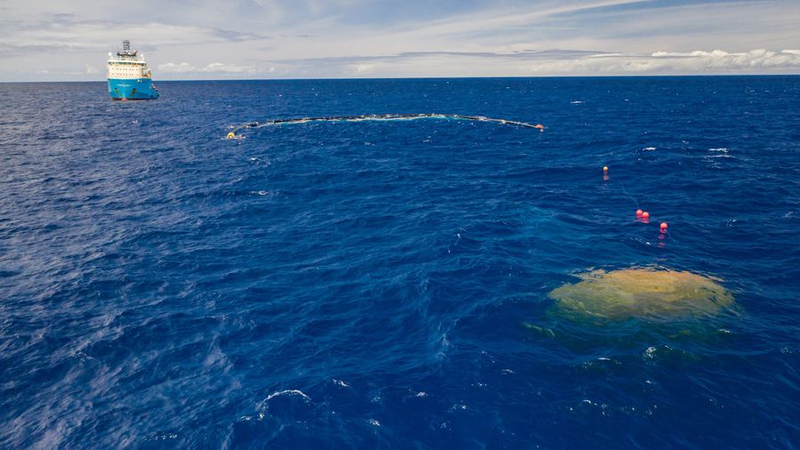 System 001/B in the Great Pacific Garbage Patch (2019)